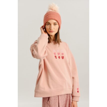 Molly Bracken - Ladies Knitted Hat - Pink (1)