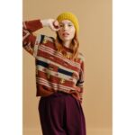 Molly Bracken - Ladies Knitted Hat - Saffron Yellow (1)