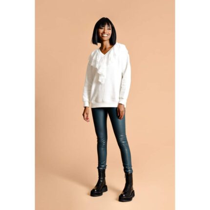 Molly Bracken - Ladies Knitted Leggings Bs - Duck Blue (1)