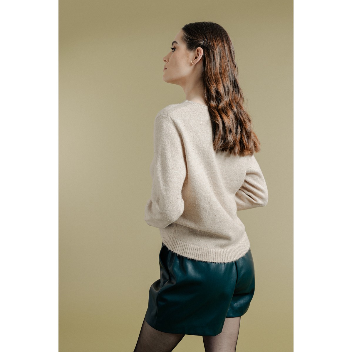 Molly Bracken - Ladies Knitted Sweater Bs - Beige (2)