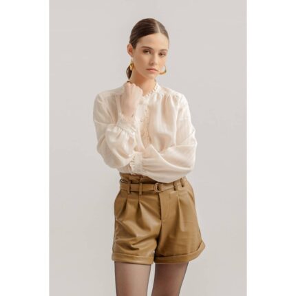 Molly Bracken - Ladies Woven Shirt Bs - Offwhite (1)