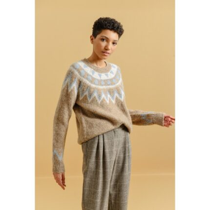 Molly Bracken - Ladies Knitted Sweater Bs - Beige (1)