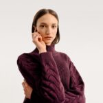 Molly Bracken - Ladies Knitted Sweater - Plum (1)