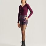 Molly Bracken - Ladies Knitted Sweater - Plum (2)