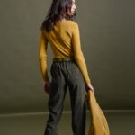 Molly Bracken - Ladies Knitted Sweater - Saffron Yellow (2)