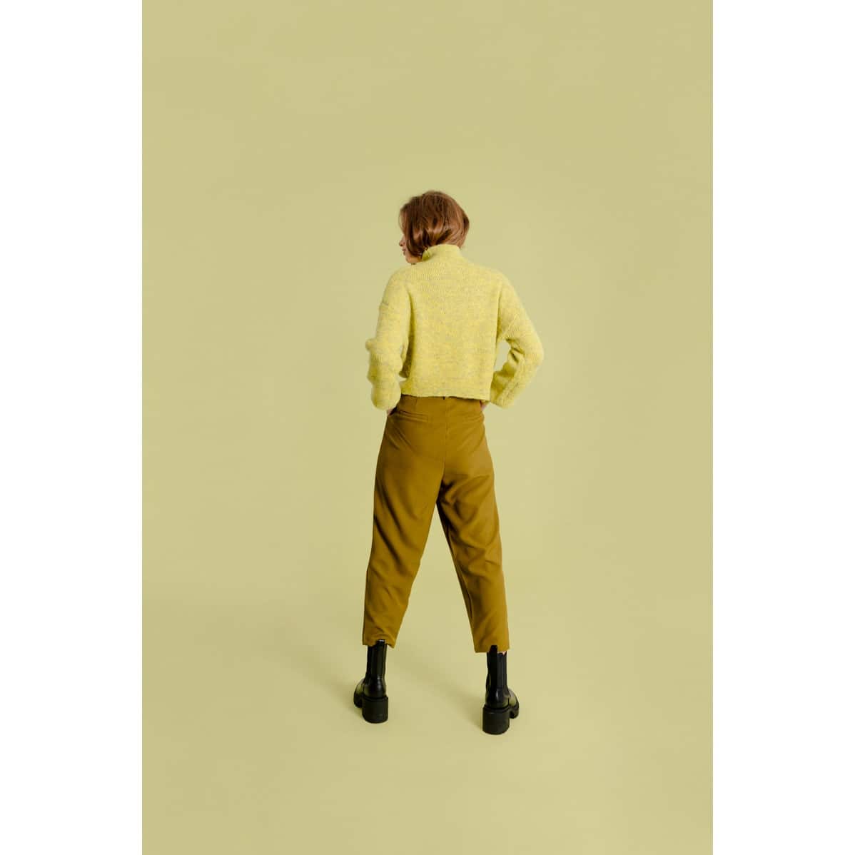 Molly Bracken - Ladies Woven Pants Bs - Olive Green (2)