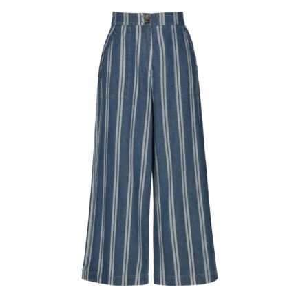 Frnch- Lucy Paris - Ψιλόμεσο παντελόνι με κουμπί - Bleu Jean