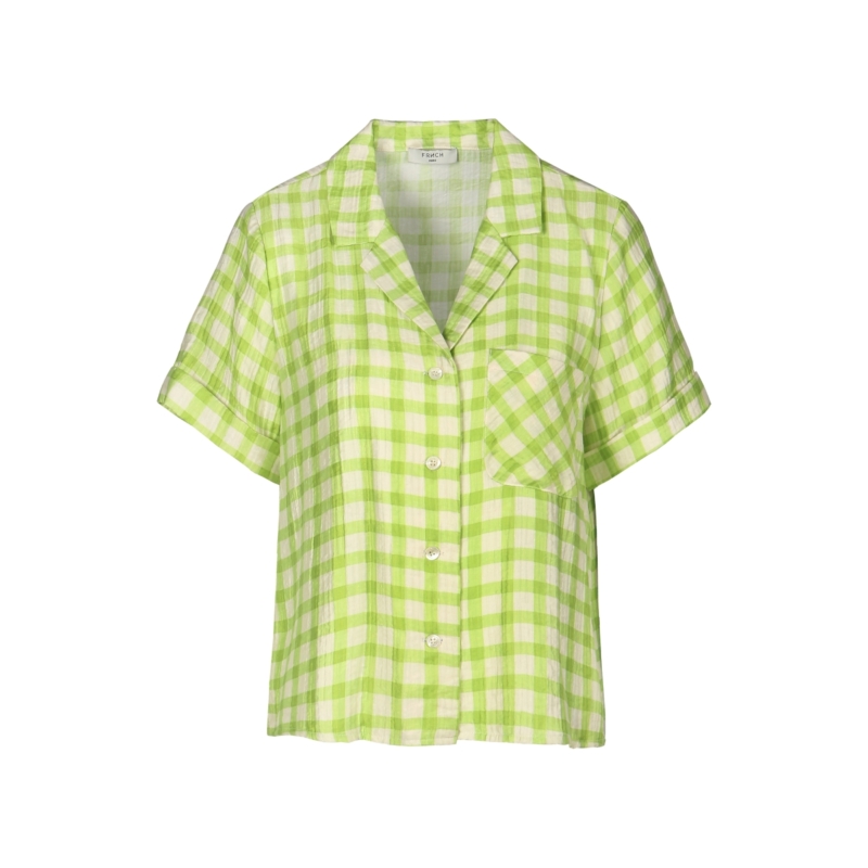 Frnch- Lucy Paris - Κοντομάνικο πουκάμισο - Olive