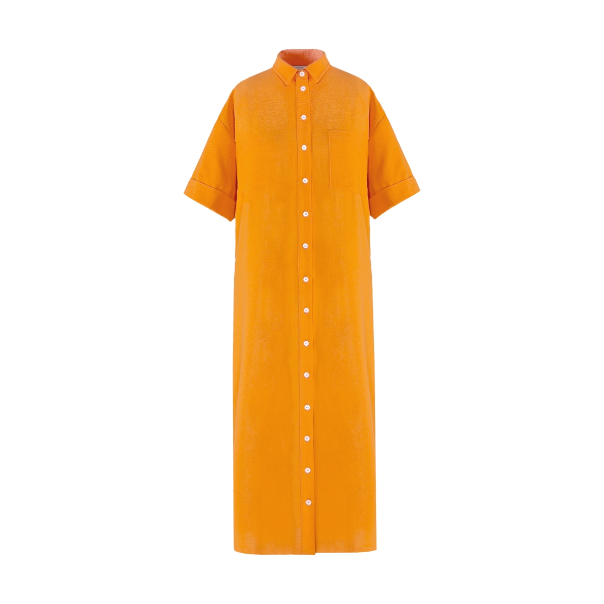 Frnch- Lucy Paris - Φόρεμα Chemisier - Orange