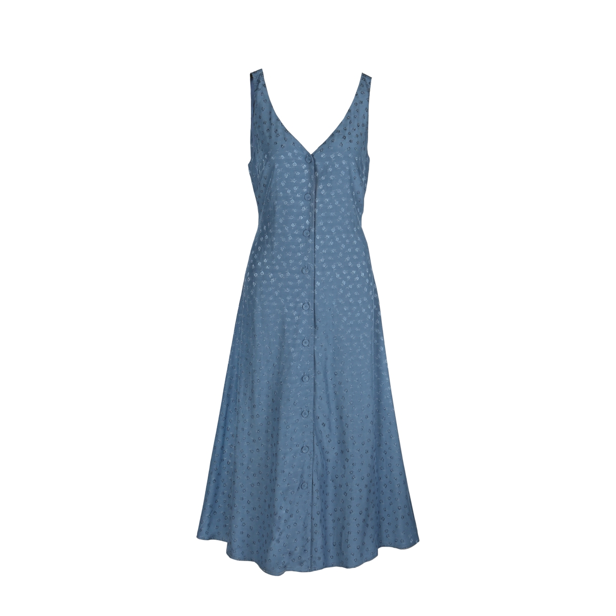 Frnch- Lucy Paris - Φόρεμα με κουμπιά - Bleu Jean