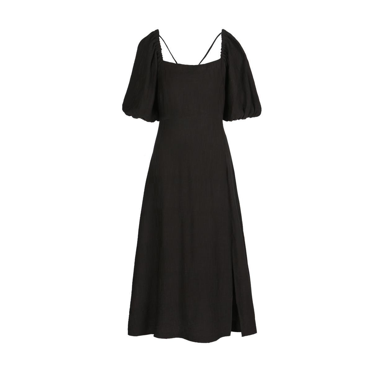 Frnch- Lucy Paris - Φόρεμα με σχέδιο στην πλάτη - Noir