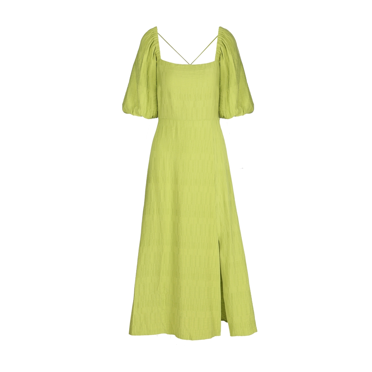 Frnch- Lucy Paris - Φόρεμα με σχέδιο στην πλάτη - Olive