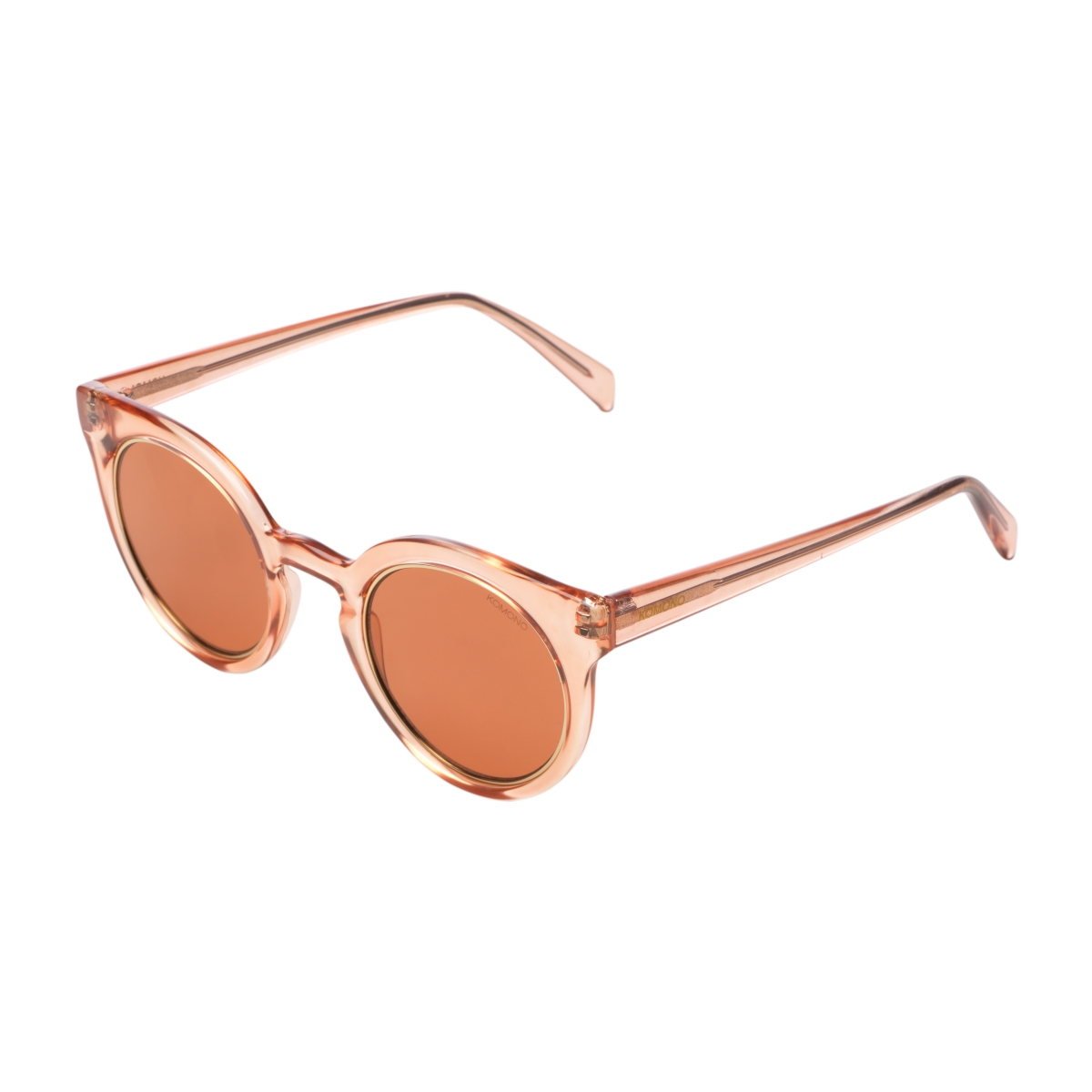 Komono Sunglasses - Γυαλιά ηλίου κοκκάλινα σε σχήμα πεταλούδα - Dry Rose-gold