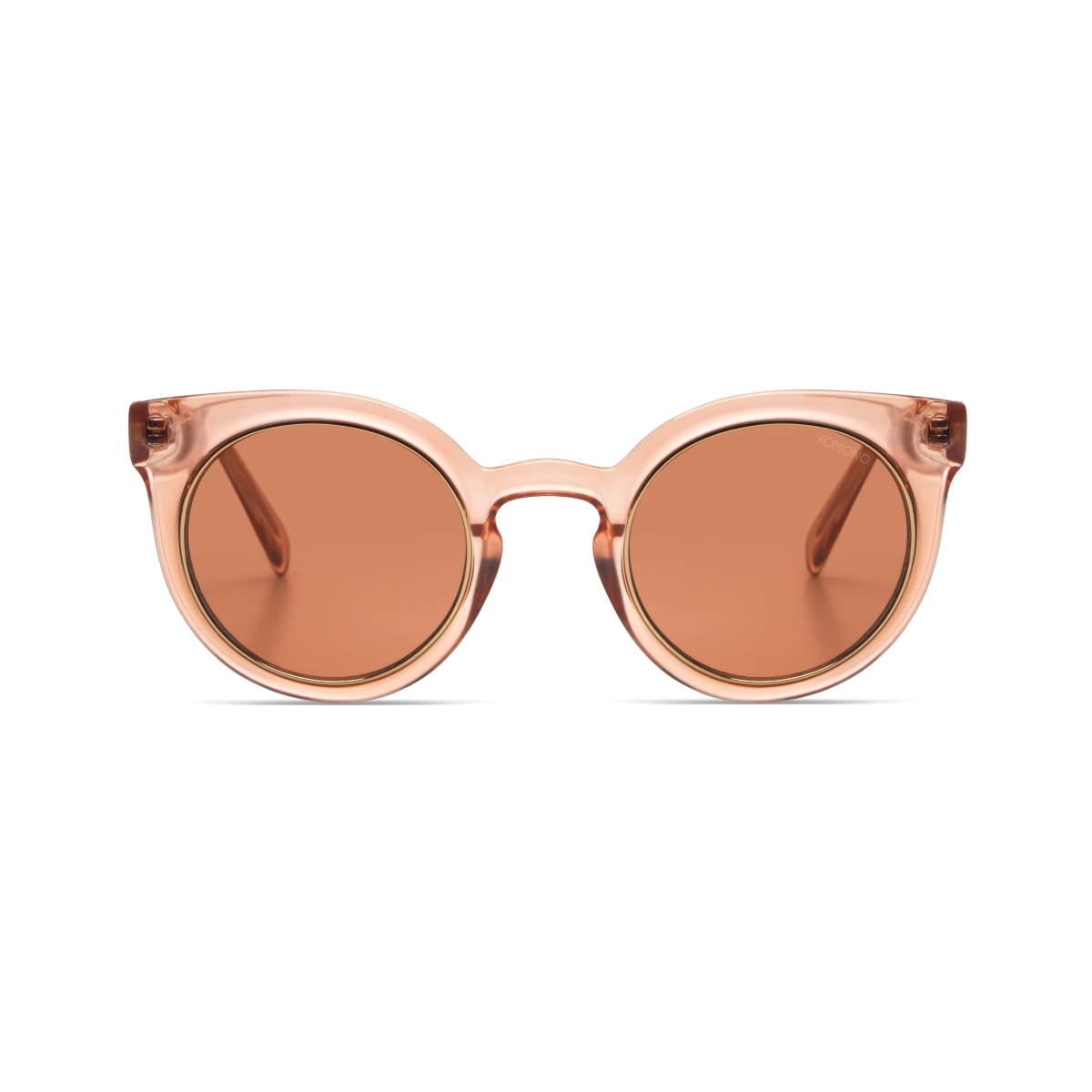 Komono Sunglasses - Γυαλιά ηλίου κοκκάλινα σε σχήμα πεταλούδα - Dry Rose-gold_1