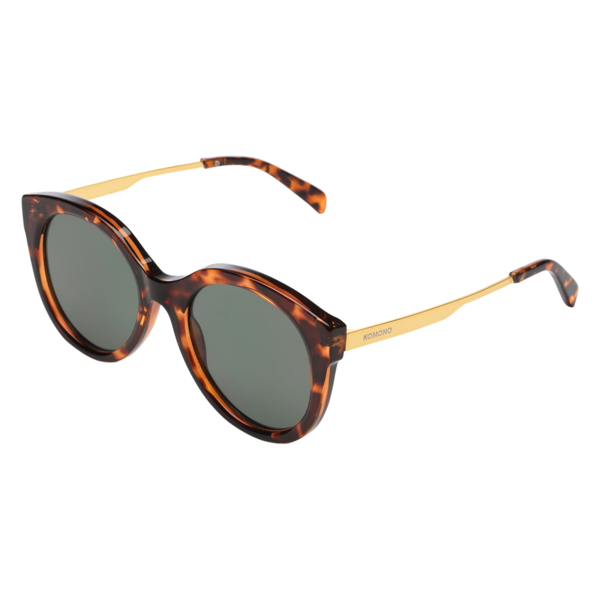 Komono Sunglasses - Στρογγυλά γυαλιά ηλίου - Havana Go