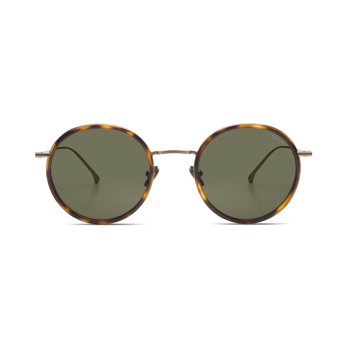 Komono Sunglasses - Στρογγυλά γυαλιά ηλίου - White Gold