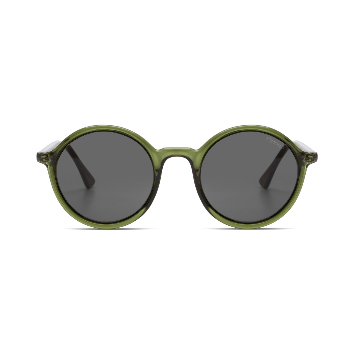 Komono Sunglasses - Στρογγυλά κοκκάλινα γυαλιά - Fern