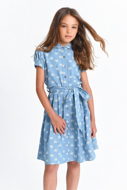 Mini Molly - Κοντομάνικο φόρεμα - Blue Liloo