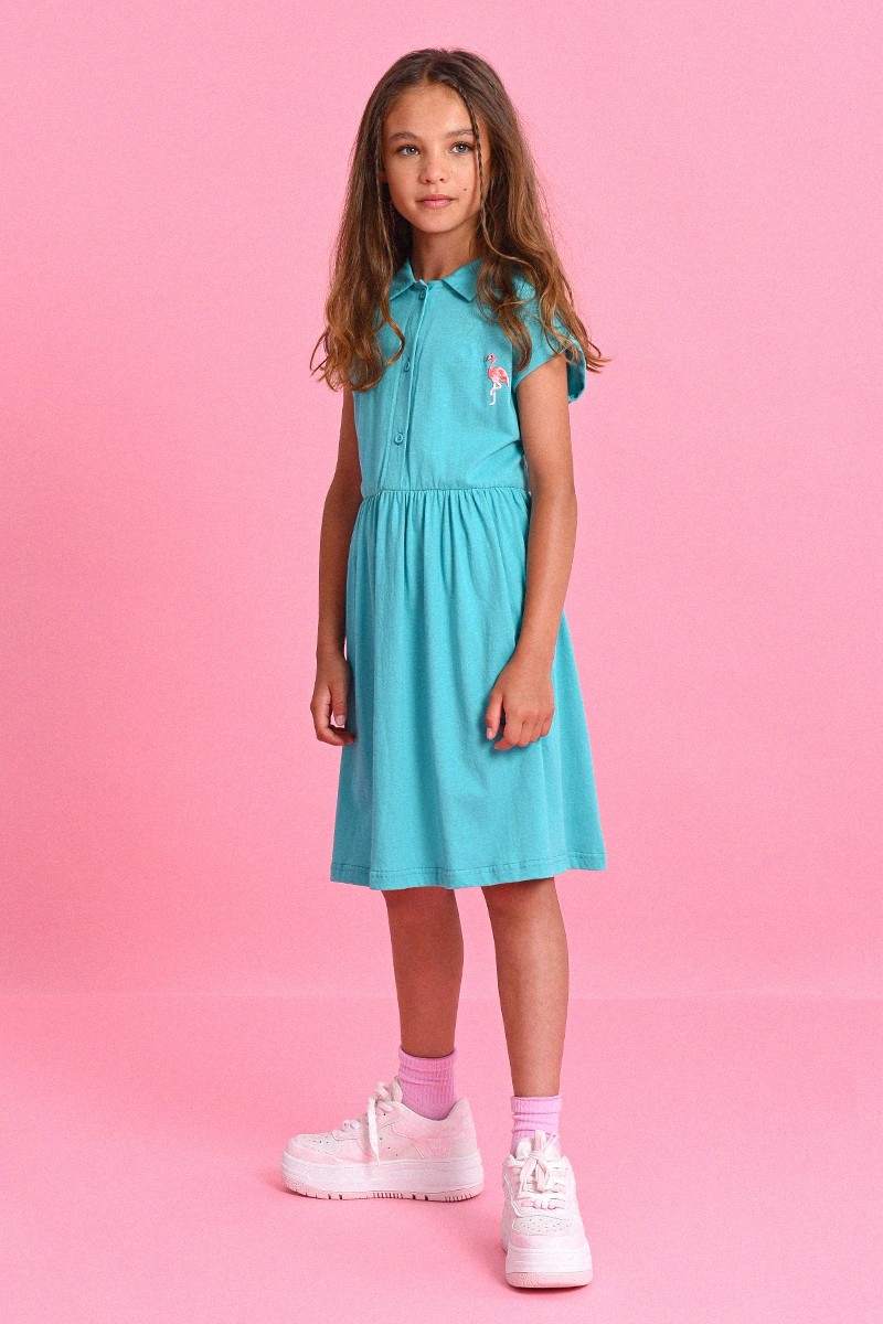 Mini Molly - Κοντομάνικο φόρεμα - Turquoise