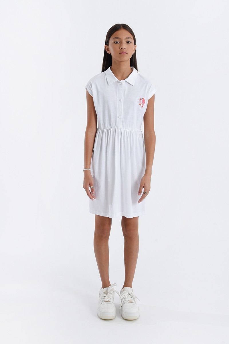 Mini Molly - Κοντομάνικο φόρεμα - White