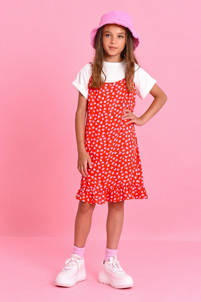 Mini Molly - Φόρεμα - Red Mia