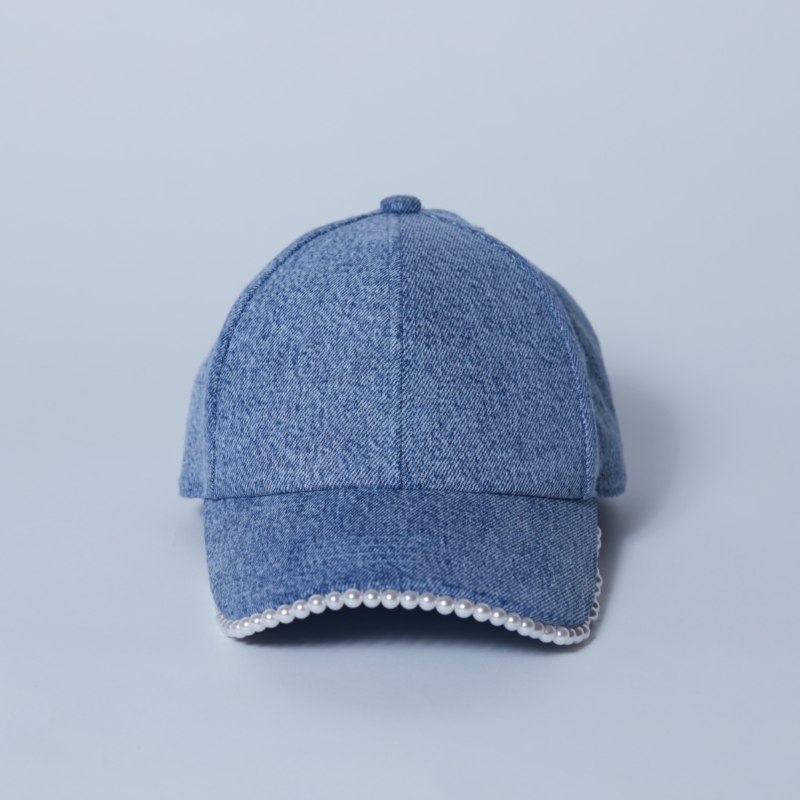 Miss Sixty - Καπέλο Baseball με πέρλες - F25 Blue Denim_1
