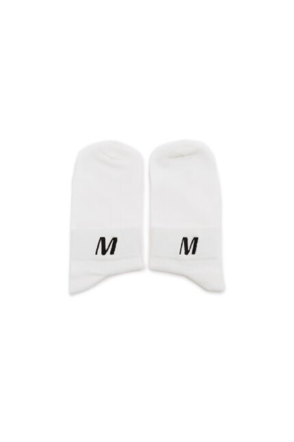 Miss Sixty - Κοντές κάλτσες με μονόγραμμα - A28 White_1