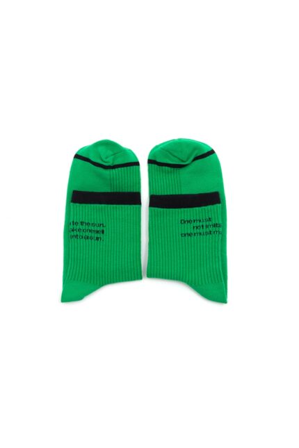 Miss Sixty - Κοντές κάλτσες με φράση - E07 Green_1