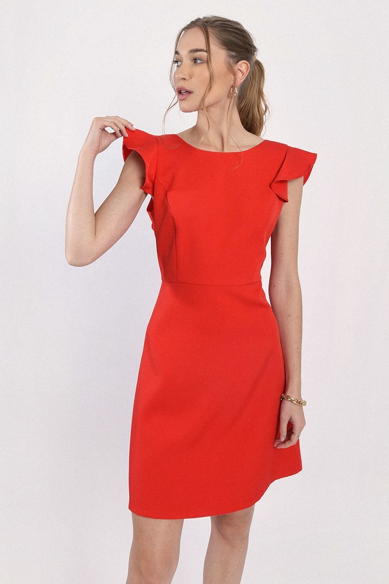 Molly Bracken - Κόκκινο κοντομάνικο φόρεμα - Red