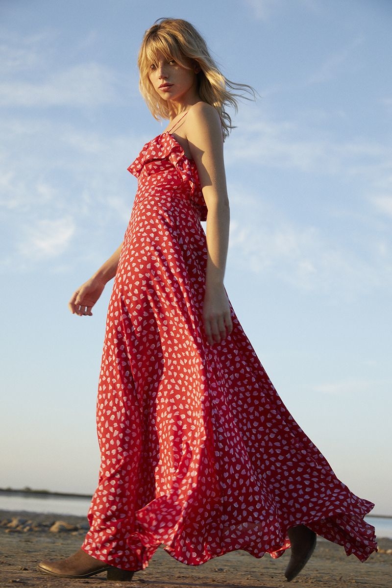 Molly Bracken - Μαξι φόρεμα - Red Mia