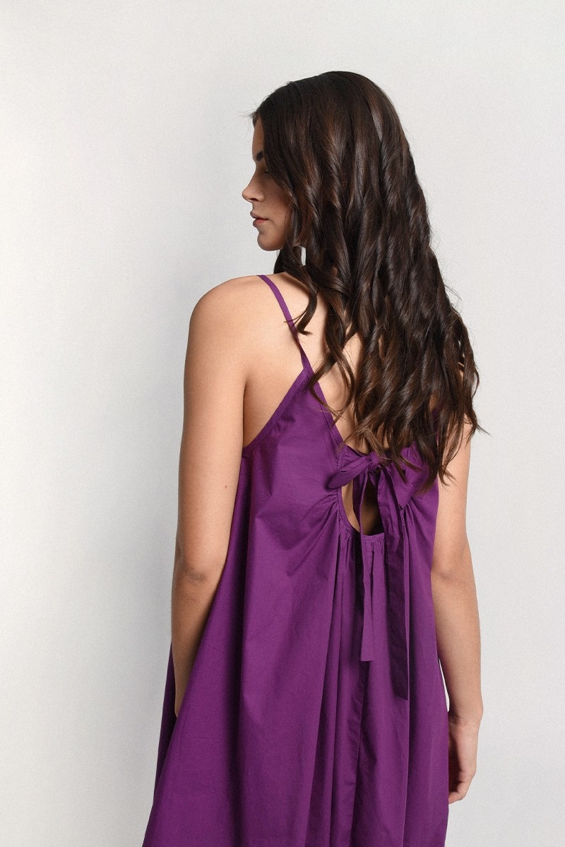 Molly Bracken - Μωβ μαξι φόρεμα - Purple_2