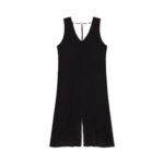 Skatie - Αμάνικη ολόσωμη φόρμα με σχέδιο στο ύφασμα - Black