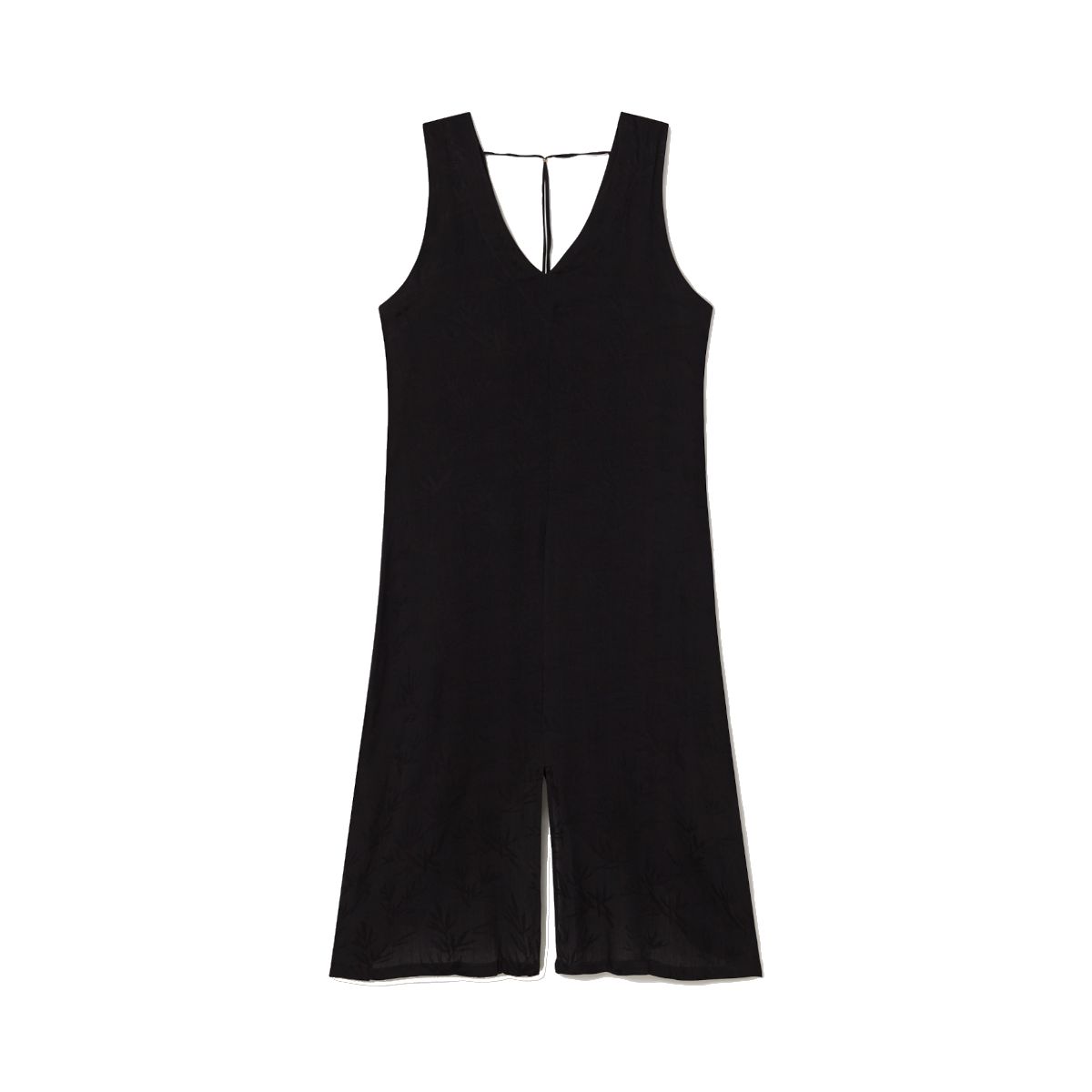 Skatie - Αμάνικη ολόσωμη φόρμα με σχέδιο στο ύφασμα - Black