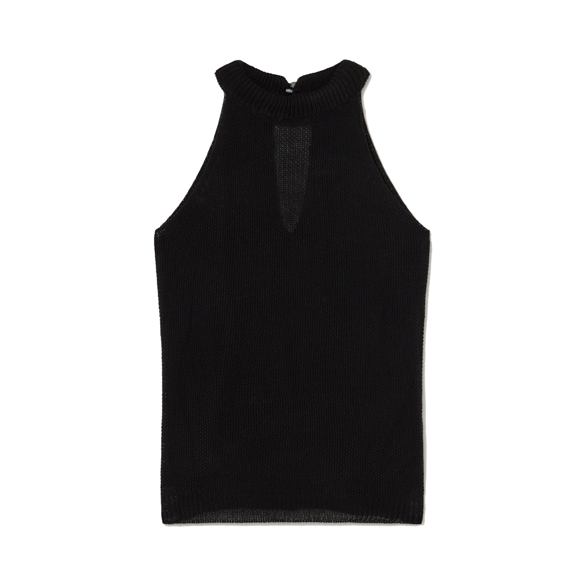 Skatie - Αμάνικη πλεκτή μπλούζα - Black