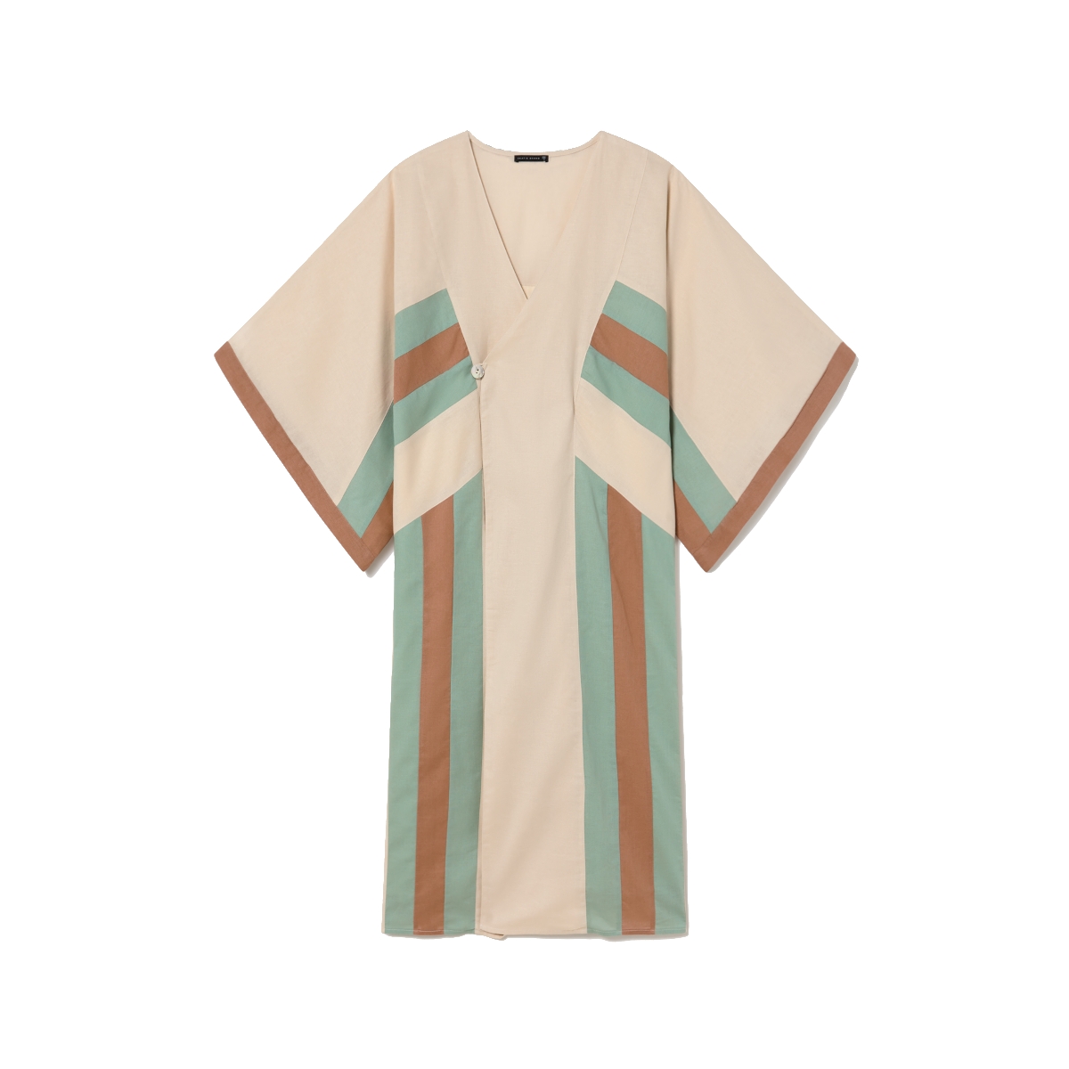 Skatie - Φόρεμα κιμονό με κουμπί - Turquoise