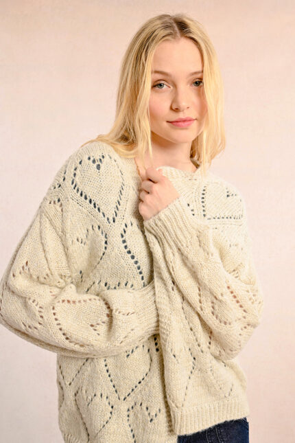 Molly Bracken - Πλεκτό Cardigan - Offwhite
